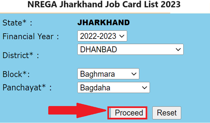 NREGA Jharkhand Job Card List 2023