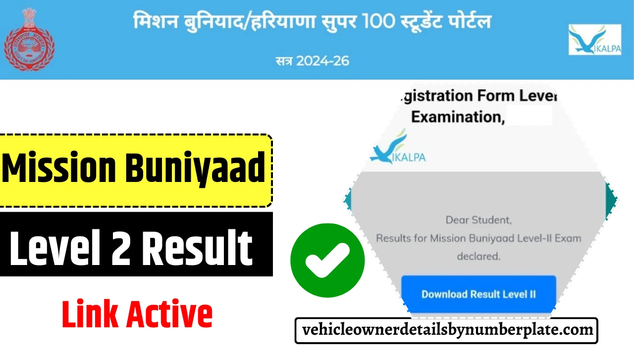 Mission Buniyaad Level 2 Result 2024 Link Active