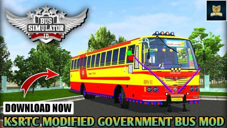 KSRTC Modified Bus Mod – BUSSID Bus Mods