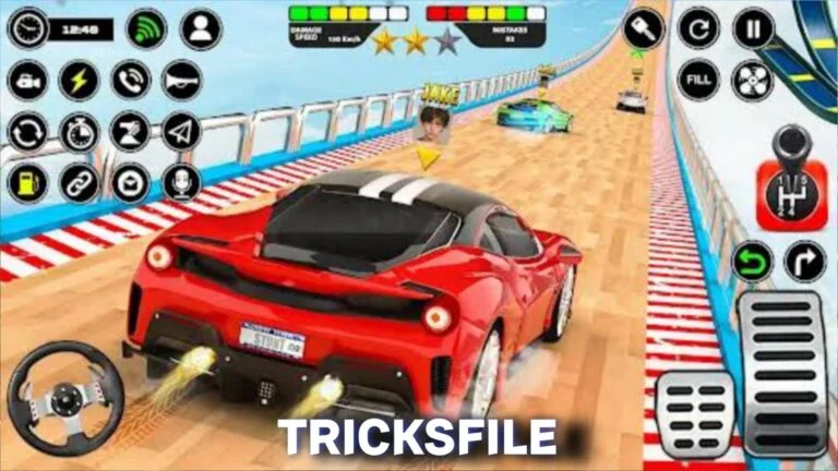 Mega Car Ramp Car Driving Simulator Game