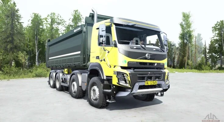 Volvo Truck Driving – Dumper Mud Drive Truck Cargo