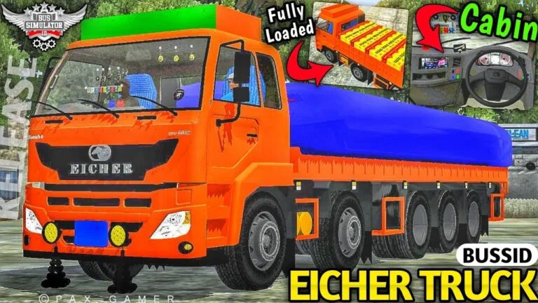 Eicher Truck Bussid Mod – ट्रक वाला मॉड